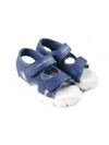 Calvin Klein Beige Sandals For Boy With Logo In Blue