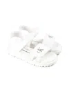 Calvin Klein Touch-strap Sandals In White