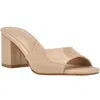 Calvin Klein Toven Womens Comfort Insole Square Toe Block Heel In Neutral
