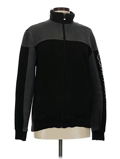 Pre-owned Calvin Klein Track Jacket In Black