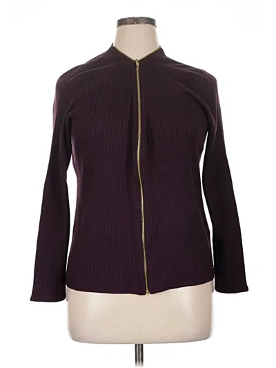 Pre-owned Calvin Klein Track Jacket In Purple