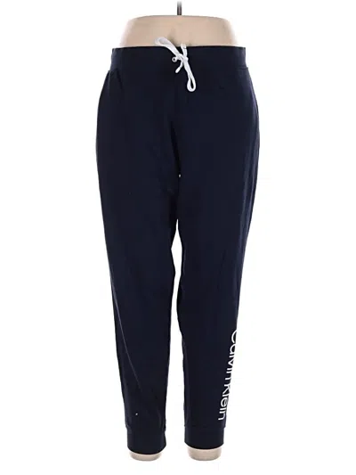 Pre-owned Calvin Klein Track Pants In Blue
