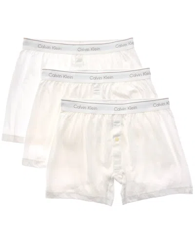Calvin Klein Traditional Boxer 3-pack In Neutral