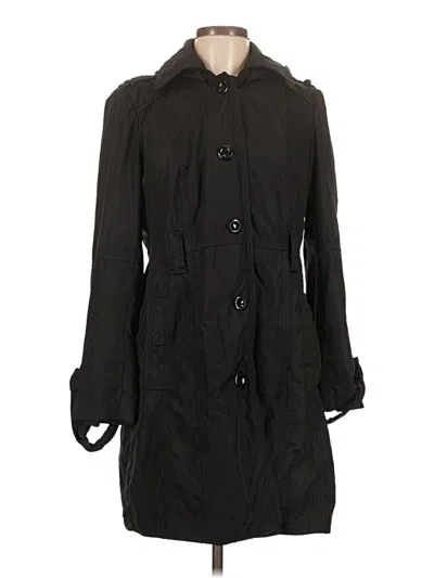 Pre-owned Calvin Klein Trenchcoat In Black