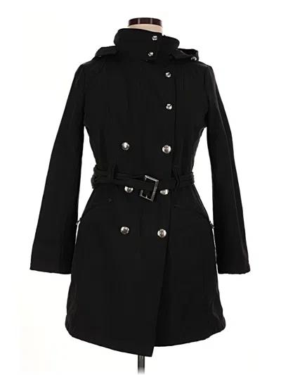 Pre-owned Calvin Klein Trenchcoat In Black