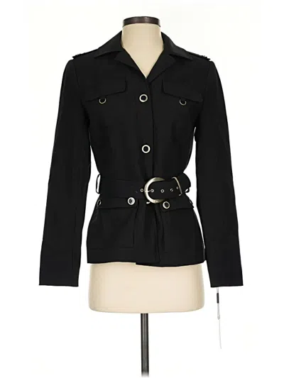 Pre-owned Calvin Klein Trenchcoat In Black