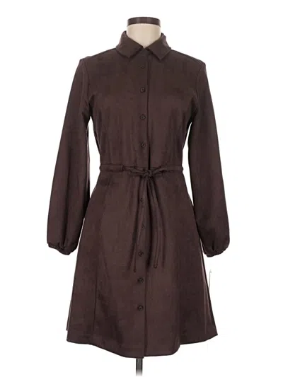 Pre-owned Calvin Klein Trenchcoat In Brown