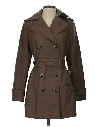 Pre-owned Calvin Klein Trenchcoat In Brown