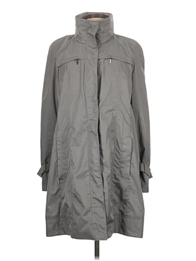 Pre-owned Calvin Klein Trenchcoat In Gray