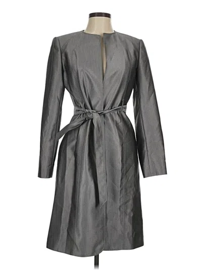Pre-owned Calvin Klein Trenchcoat In Gray