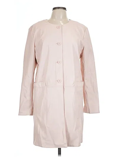 Pre-owned Calvin Klein Trenchcoat In Pink
