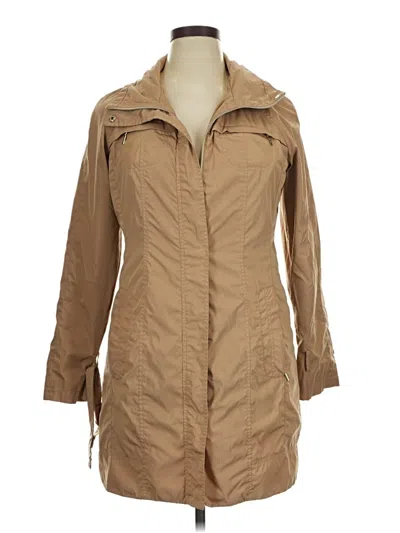 Pre-owned Calvin Klein Trenchcoat In Tan
