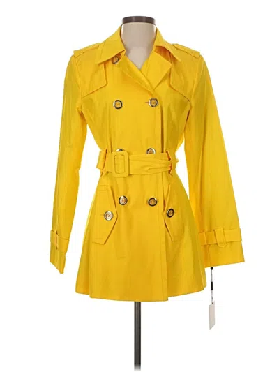 Calvin Klein Trenchcoat In Yellow