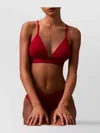 Calvin Klein Triangle Lined Lightly Straps Adjustable Cups Soft In Pink