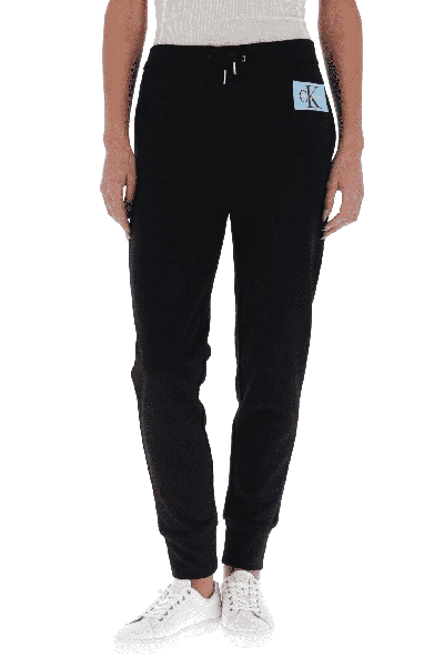 Calvin Klein Trousers Black In Nero Neri E Grigi