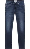 Calvin Klein Trousers Blue In Blu Blu E Verdi