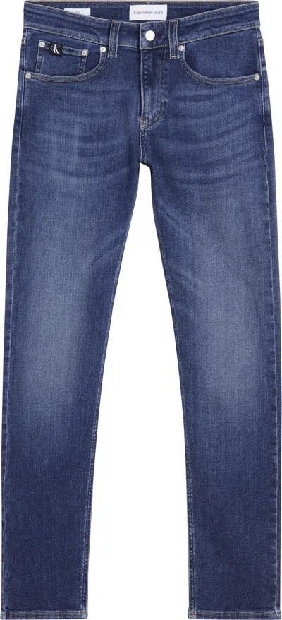 Calvin Klein Trousers Blue In Blu Blu E Verdi