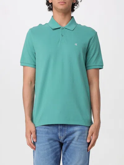 Calvin Klein T-shirt Men In Green