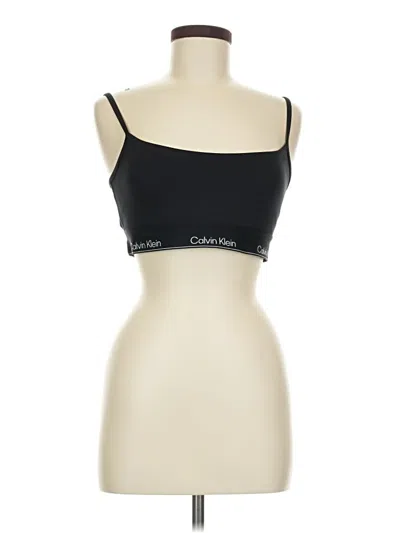 Pre-owned Calvin Klein Tube Top Black Strapless Neckline Tops
