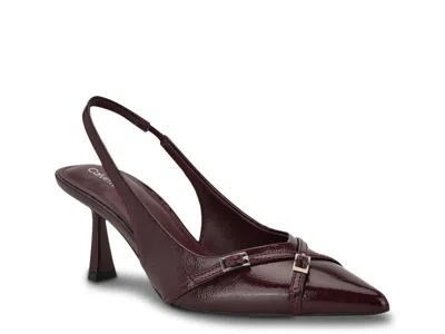 Calvin Klein Tulissa 2 Pump In Burgundy