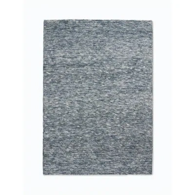 Calvin Klein Tulsa Handmade Shag Blue Denim Area Rug