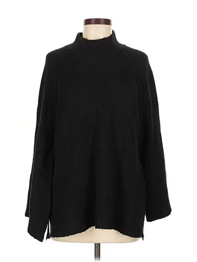 Pre-owned Calvin Klein Turtleneck Sweater In Black