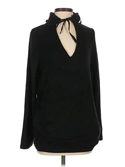 Pre-owned Calvin Klein Turtleneck Sweater In Black