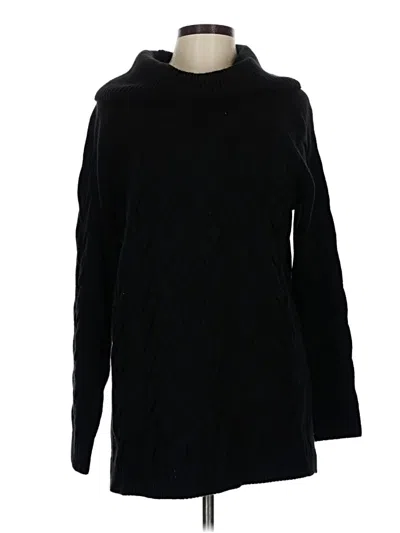 Pre-owned Calvin Klein Turtleneck Sweater In Black