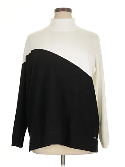 Pre-owned Calvin Klein Turtleneck Sweater In Black