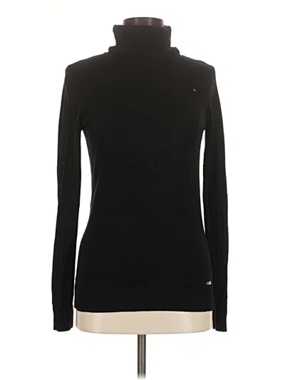 Pre-owned Calvin Klein Turtleneck Sweater In Black