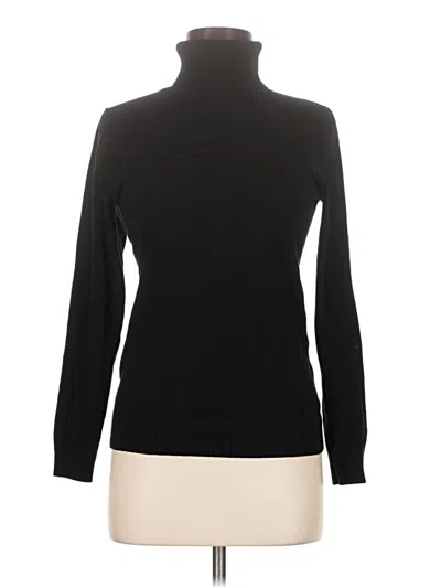 Pre-owned Calvin Klein Turtleneck Sweater In Black