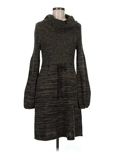 Pre-owned Calvin Klein Turtleneck Sweater In Black