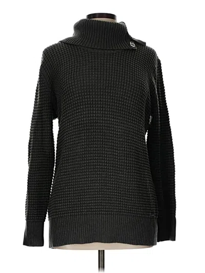 Pre-owned Calvin Klein Turtleneck Sweater In Black