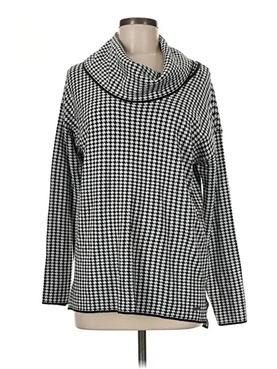 Pre-owned Calvin Klein Turtleneck Sweater In Black