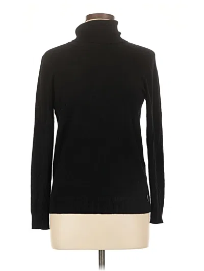 Pre-owned Calvin Klein Turtleneck Sweater In Black