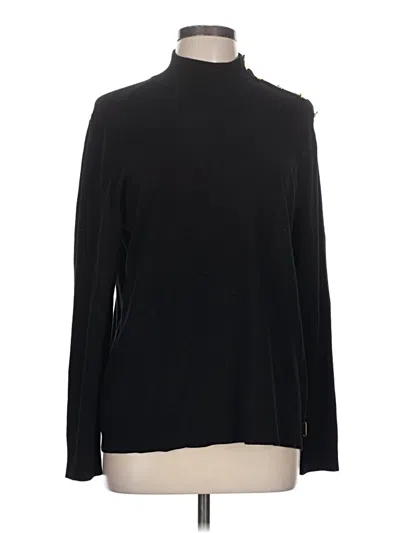 Pre-owned Calvin Klein Turtleneck Sweater In Black