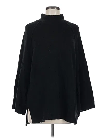 Pre-owned Calvin Klein Turtleneck Sweater In Black