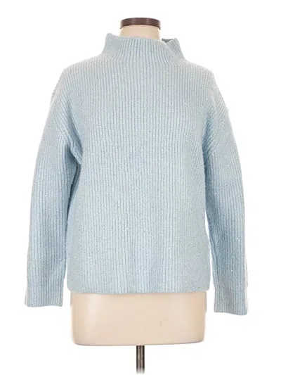 Pre-owned Calvin Klein Turtleneck Sweater In Blue