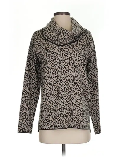 Pre-owned Calvin Klein Turtleneck Sweater In Brown