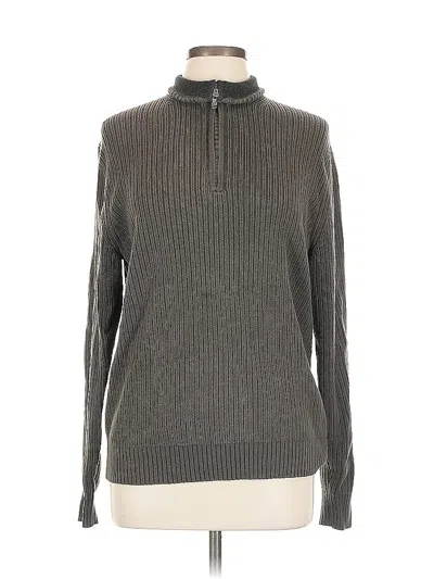 Pre-owned Calvin Klein Turtleneck Sweater In Brown