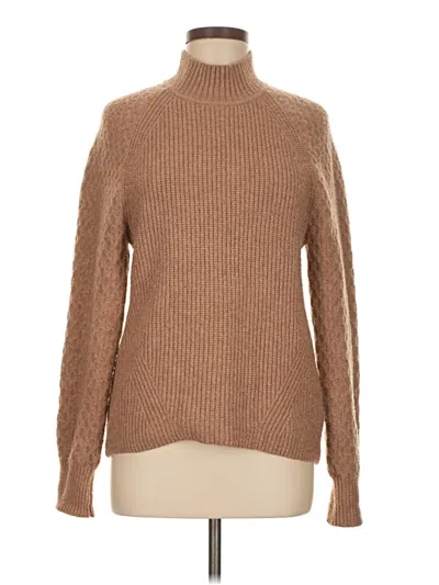 Pre-owned Calvin Klein Turtleneck Sweater In Brown