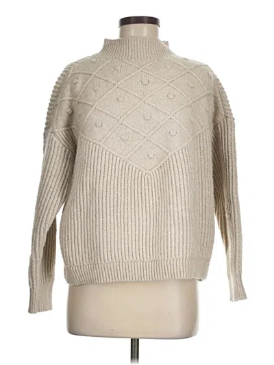Pre-owned Calvin Klein Turtleneck Sweater In Brown
