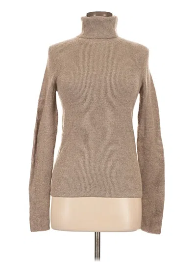 Pre-owned Calvin Klein Turtleneck Sweater In Brown