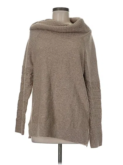 Pre-owned Calvin Klein Turtleneck Sweater In Brown