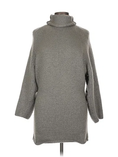 Pre-owned Calvin Klein Turtleneck Sweater In Gray