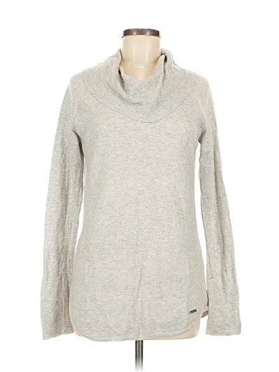 Pre-owned Calvin Klein Turtleneck Sweater In Gray