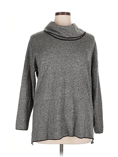Pre-owned Calvin Klein Turtleneck Sweater In Gray