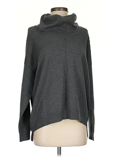 Pre-owned Calvin Klein Turtleneck Sweater In Gray