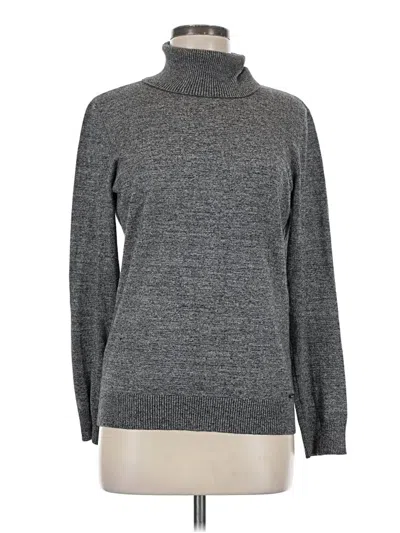 Pre-owned Calvin Klein Turtleneck Sweater In Gray