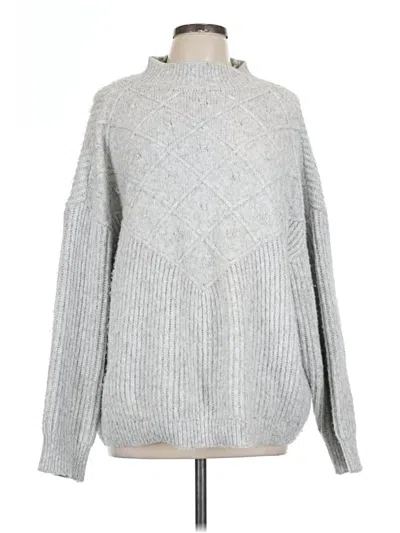 Pre-owned Calvin Klein Turtleneck Sweater In Gray